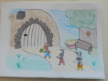 Une planche du kamishibaï réalisé par les stagiaires amp et auxiliaires. Après mon intervention à la demande d'Emilie henriot formatrice à la Mfr des Fins, les stagiaires ont eu comme mission defabriquer leur kamishibaï Une planche du kamishibaï réalisé par les stagiaires amp et auxiliaires. Après mon intervention à la demande d'Emilie henriot formatrice à la Mfr des Fins, les stagiaires ont eu comme mission defabriquer leur kamishibaï