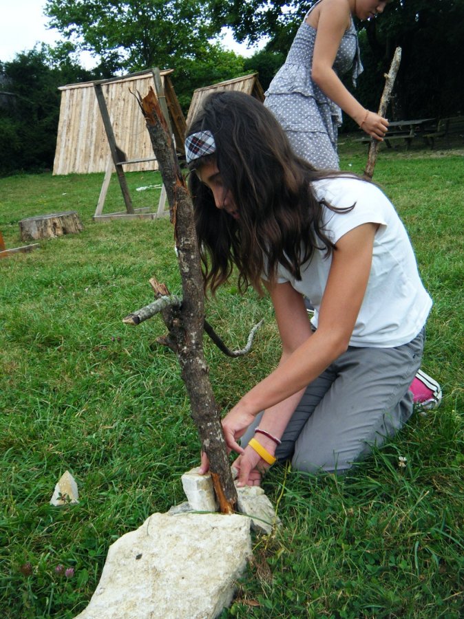 Art et nature avec des enfants de la région parisienne venus en Franche comté Art et nature avec des enfants de la région parisienne venus en Franche comté